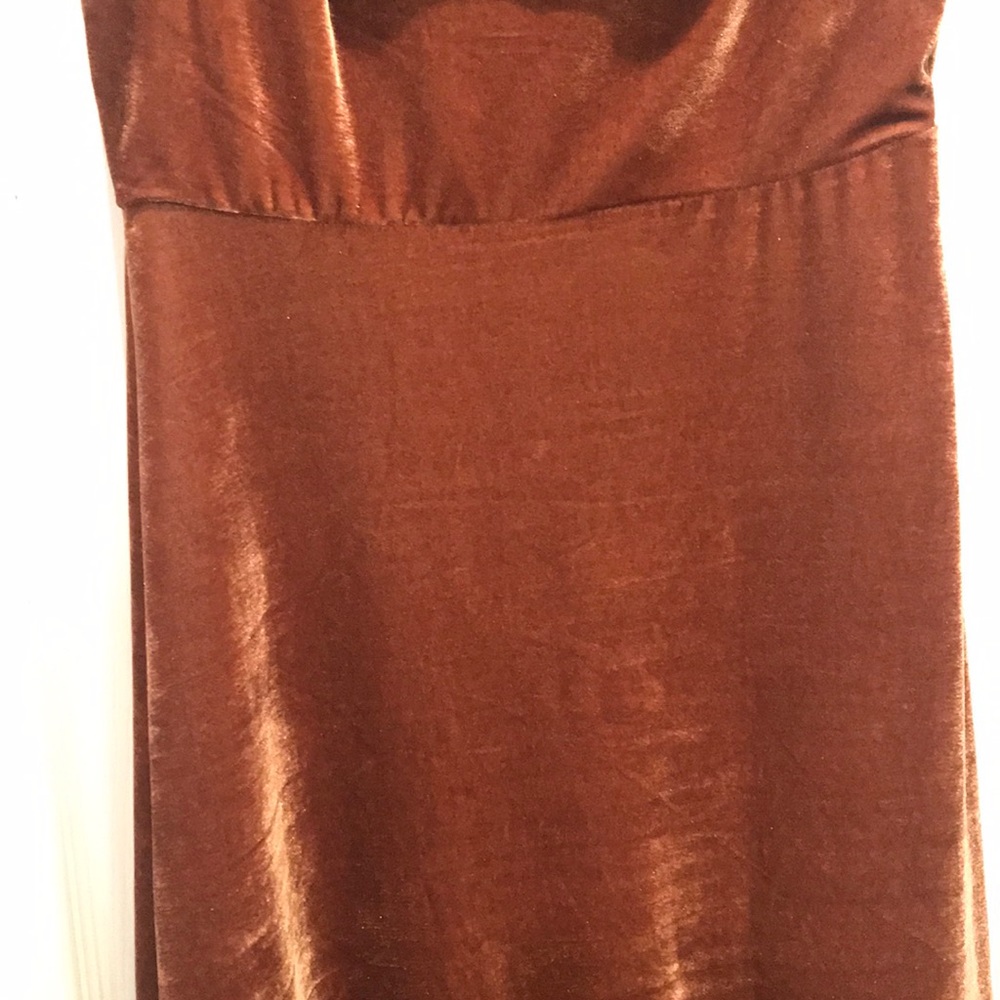 Gianni Bini Velvet Brown Dress - Picture 6 of 8